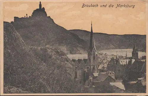 Braubach und die Marksburg, ungelaufen