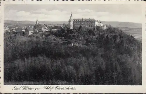 Bad Wildungen Schloß Friedrichstein, gelaufen 1937