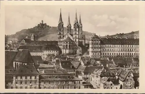Bamberg Dom et résidence, incurvée