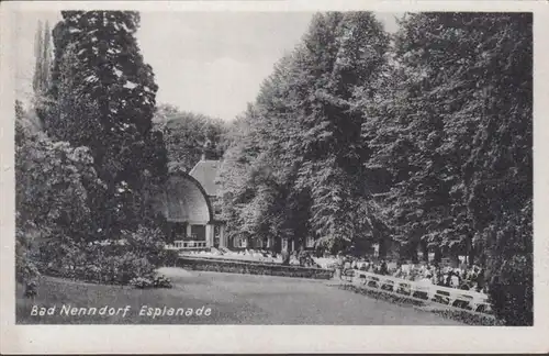 Bad Neinendorf Esplanade, inachevé