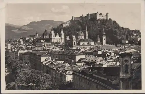 Salzburg Altstadt, gelaufen 1930