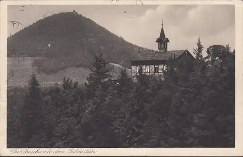 Die Lausche und Berghotel Rabenstein, gelaufen 1929