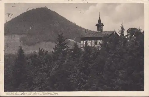 L'hôtel Lausche et le Mont Rabenstein, couru en 1929