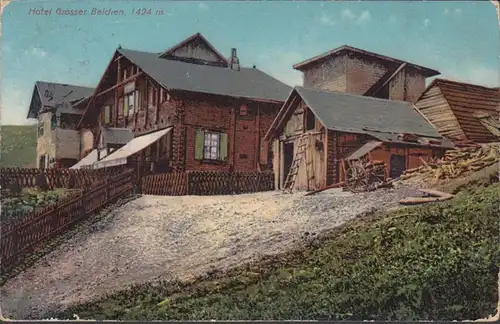 CPA Hôtel Grand Belchen, circulé 1912