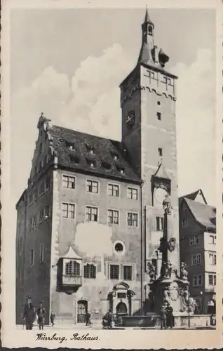 Würzburg Rathaus, ungelaufen