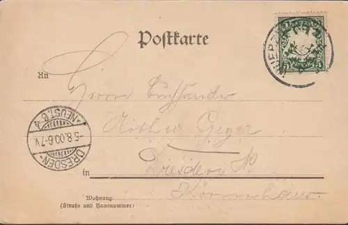 Résidence Würzburg, en 1900