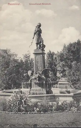 Hannover Gänseliesel Brunnen, ungelaufen