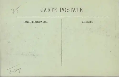 CPA Paris Inondation Janvier 1910 Le Grand Palais, non circulé