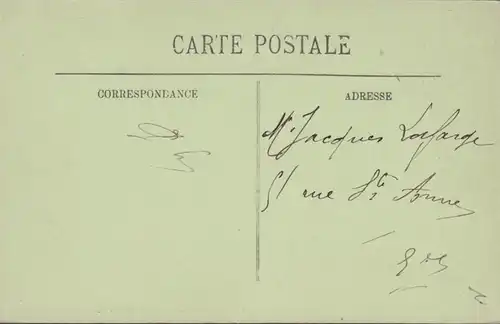 CPA Inondation de Paris Aux Champs Élysée Restaurant Ledoyen, non circulé