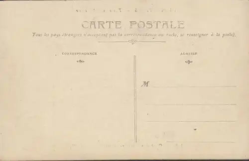 CPA Paris, Quai des Grands Augustins, Inondation 1910, non circulé