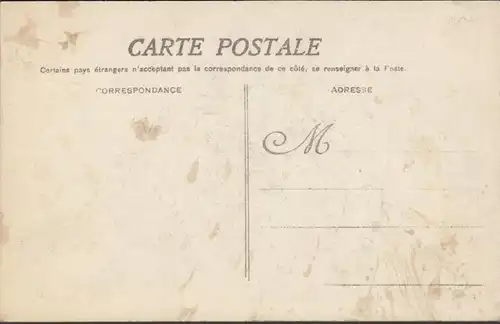 CPA Paris, Rue Emilia Castelar, Inondation 1910, non circulé