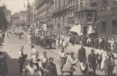 München 13 Turnfest 1923 Festwagen Deutsche Turnerschaft, ungelaufen