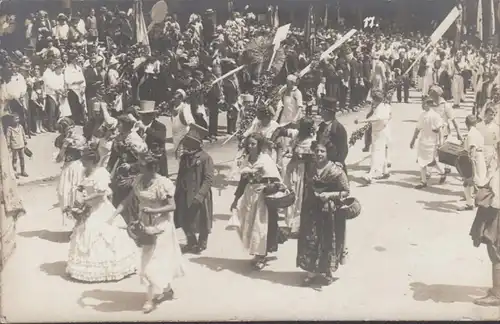 München 13 Turnfest 1923 Festumzug Zuschauer, ungelaufen