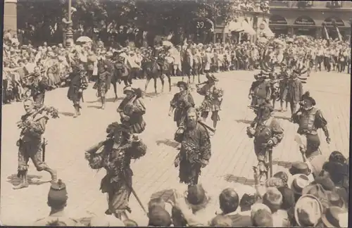 München 13 Turnfest 1923 Festumzug Schausteller, ungelaufen