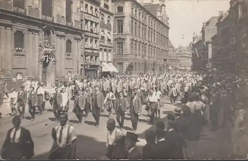 München 13 Turnfest 1923 Festumzug Straßenansicht, ungelaufen