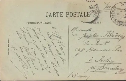 CPA Sousse Casenement des Tirailleurs, circulé 1921