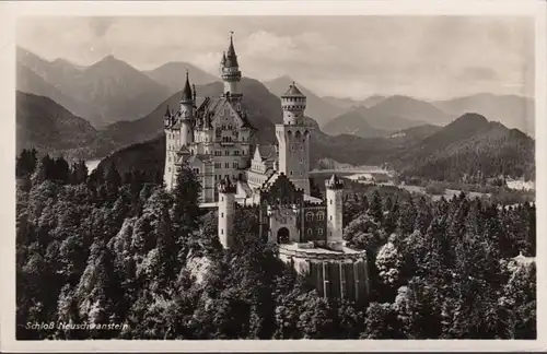 Schloß Neuschwanstein, gelaufen 1936