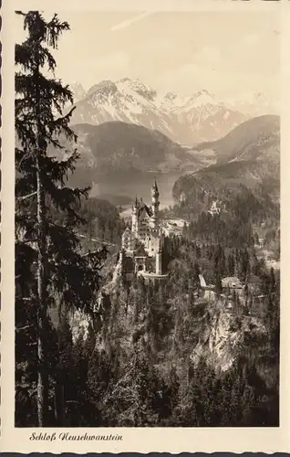 Schloß Neuschwanstein, ungelaufen