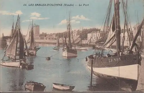 CPA Les Sables-d'Olonne Le Port, non circulaire