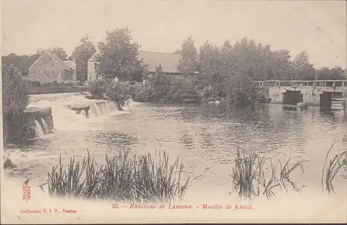 CPA Lannion Moulin de Kériel, non circulé