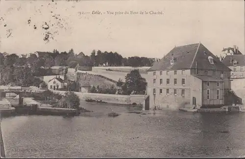 CPA Dôle Vue prise du Pont de la Charité, circulé 1905