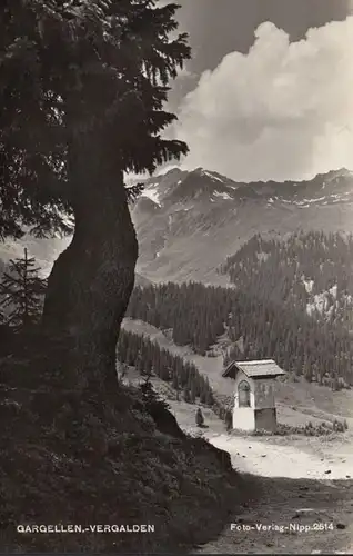AK Gargellen- Galden Vue montagneuse, couru en 1952