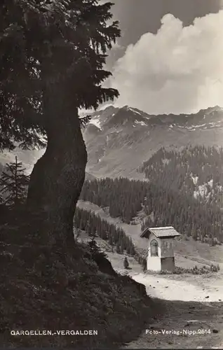 AK Gargellen- Vergalden Bergansicht, gelaufen 1952