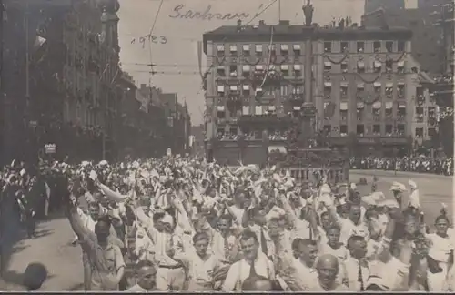 München Turnfest 1923 Festumzug Sportler, ungelaufen