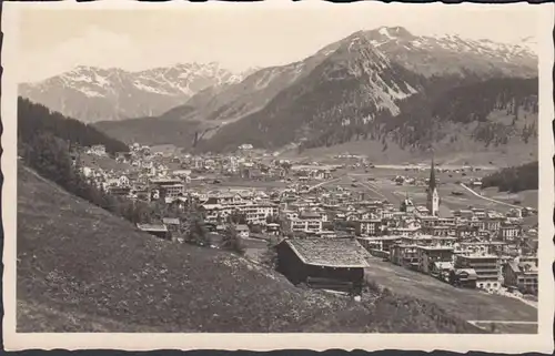 Davos Panoramaansicht, ungelaufen