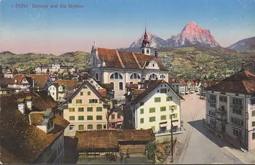 Schwyz und die Mythen, ungelaufen