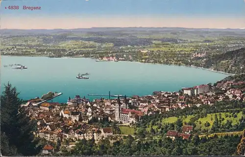 Bregenz Gesamtansicht, ungelaufen