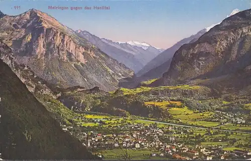 Meiringen contre le Haslital, incurvé