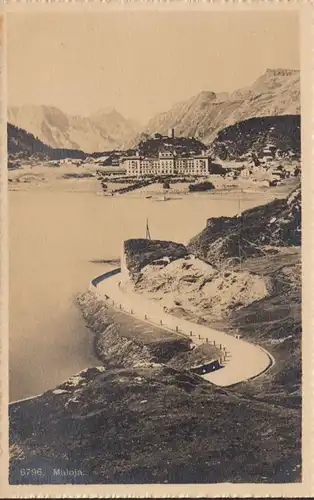 Maloja Route, hôtel, couru 1912