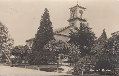 Heiden Kirche, gelaufen 1927