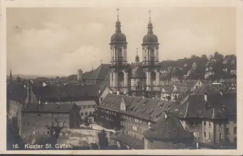 Sankt Gallen Kloster, gelaufen 1926