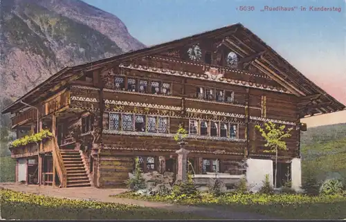 Landgasthof Ruedihaus in Kandersteg, ungelaufen