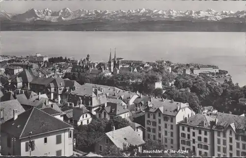 Neuchâtel et les Alpes, ungelaufen