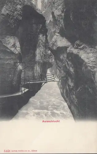 Meiringen Aareschlucht, ungelaufen