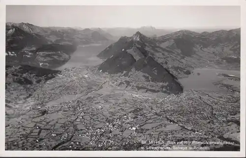 Gr. Mythen Blick auf Rigi, Pilatus, Vierwaldstätter und Lowerzersee, ungelaufen