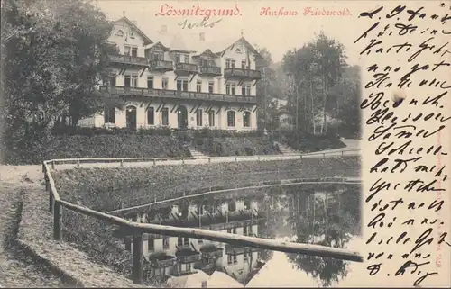 Lössnitzgrund Kurhaus Friedewald, inachevé