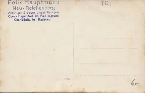 Radebeul, Oberlößnitz, Ober Piependorf Fiedlergrund Modell, ungelaufen