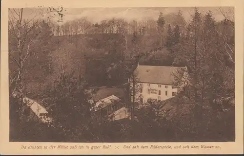 Gräfl. Brühlsche Marienmühle im Seifersdorfer Tale, gelaufen 1925