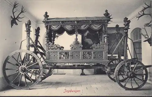 Jagdchloss Moritzburg, Jagdwagen, ungelaufen