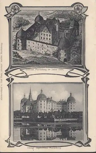 Moritzburg Schloss Moritzburg anno 1584, Jagdschloss Moritzburg, gelaufen