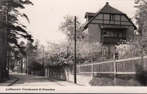 Luftkurort Friedewald, Straßenpartie, gelaufen 1961