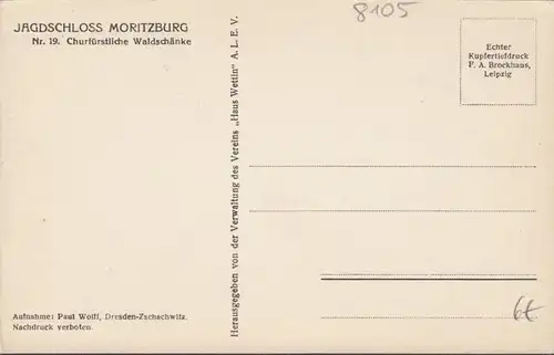 Moritzburg Kurfürstliche Waldschunke, inachevé