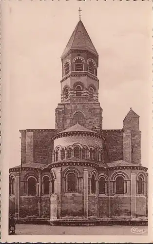 AK Brioude, Chevet Chapelles absidiales, abside et clocher octogonal, non-réalisé