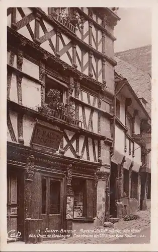 AK Saint-Brieuc, Maison du XV siècle, dite Hôtel des Ducs de Bretagne, ungelaufen