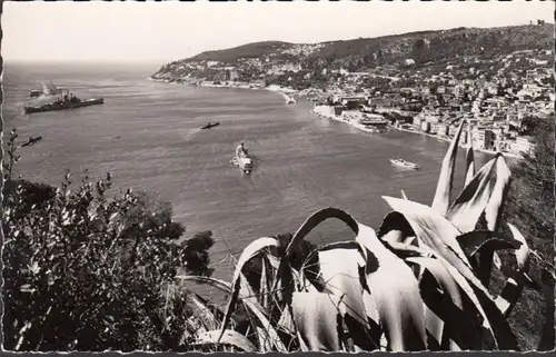 AK Villefranche-sur-mer, Vue sur la ville et l'escadre en rade, ungelaufen