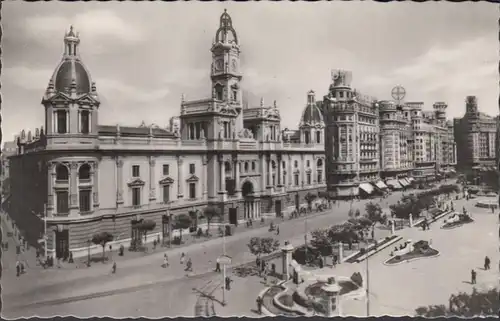 AK Valencia Plaza del Caudillo y Ayunta-miento, inachevé